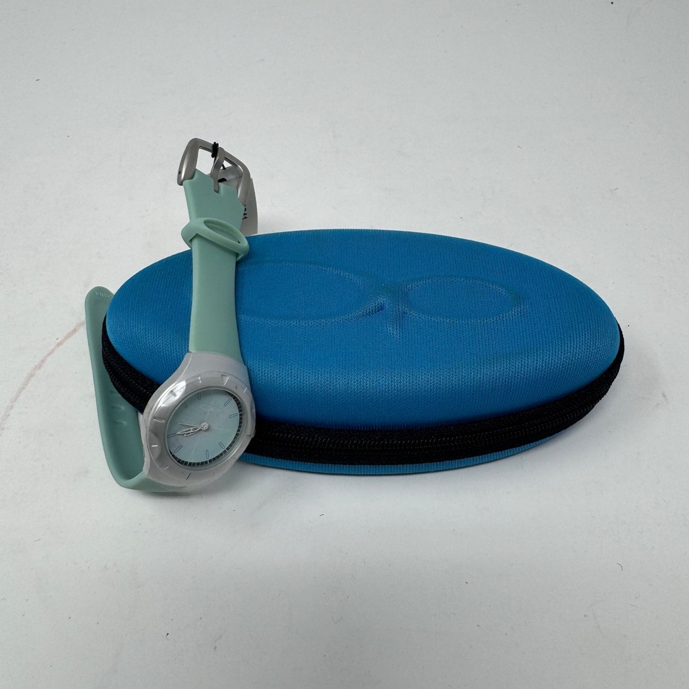 NWT Ocean Pacific OP Watch Womens OP-0041 Mint Green Rubber Strap MSRP $20